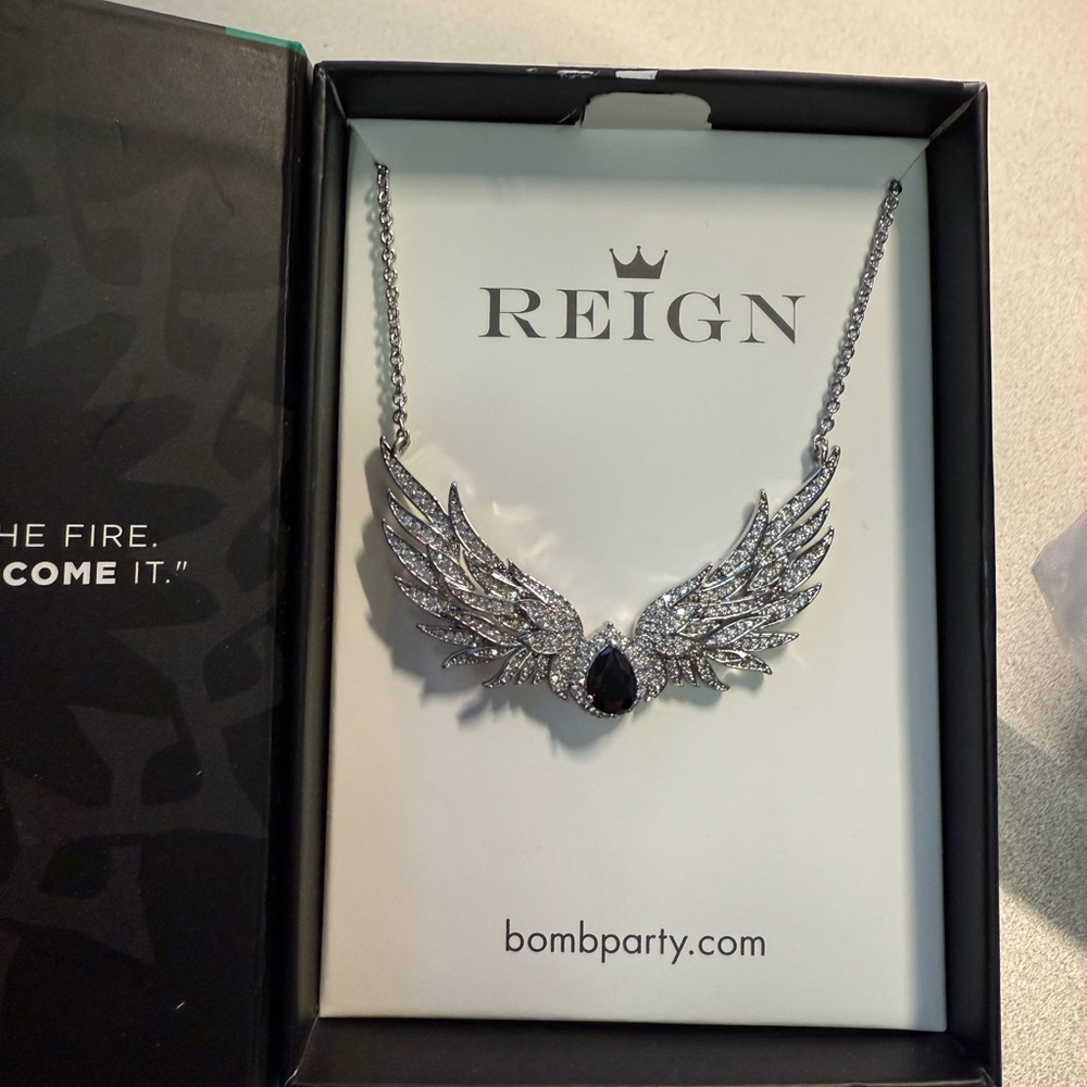 BP Reign Villain Silver Wing Necklace